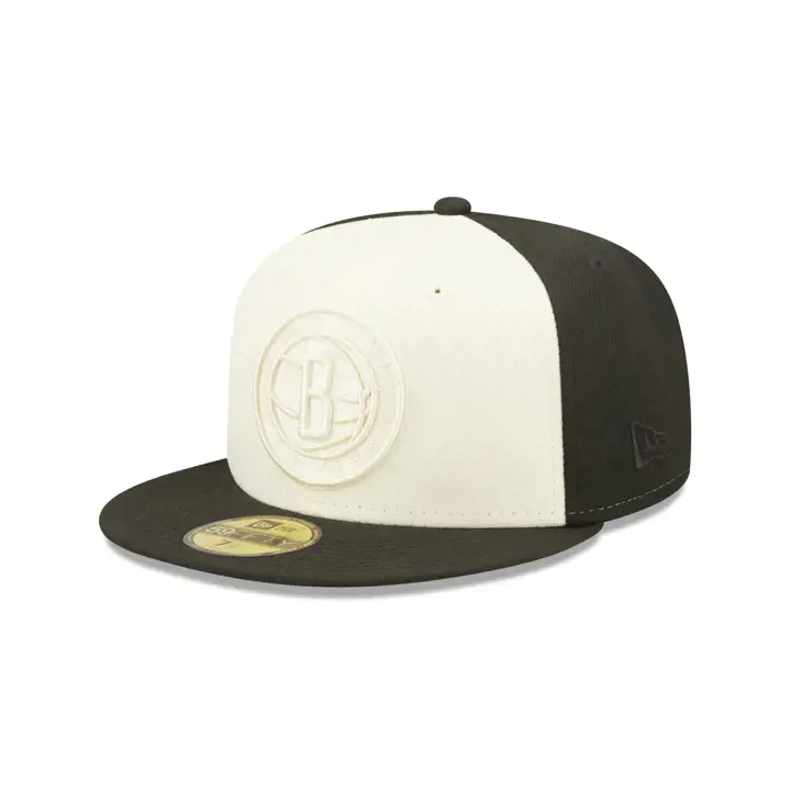 Brooklyn Nets NBA Tonal 2 Tone 59FIFTY IVO/BLK/GRY