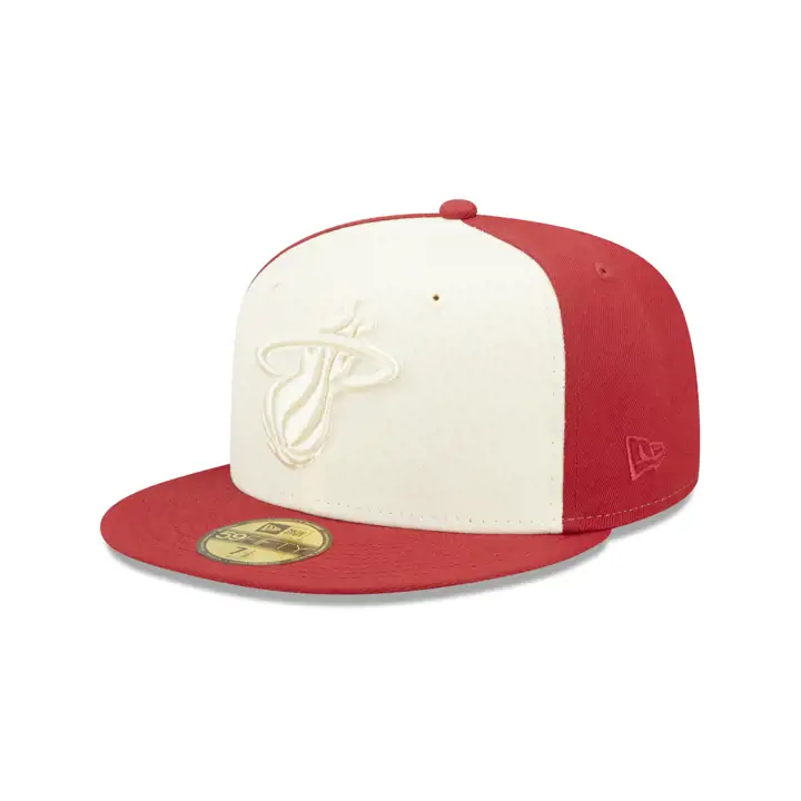 Miami Heat NBA Tonal 2 Tone 59FIFTY IVO/RED/GRY