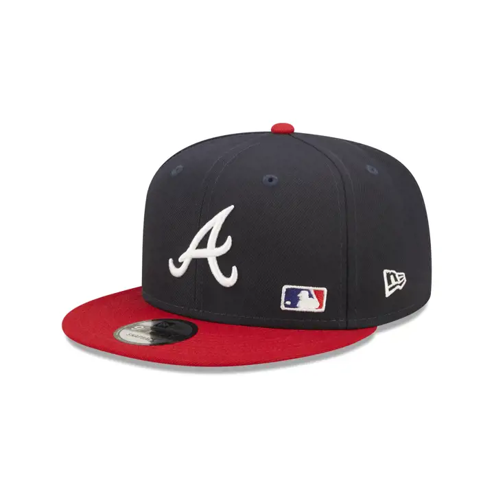 Atlanta Braves MLB Blackletter Arch 9FIFTY NAVY/GRN