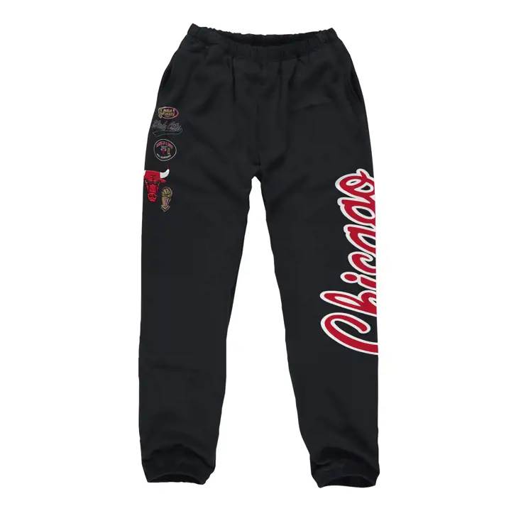 Jogger polaire Chicago Bulls NBA Champ City noir