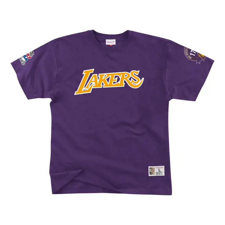 T-shirt pur Los Angeles Lakers Champion NBA Ville