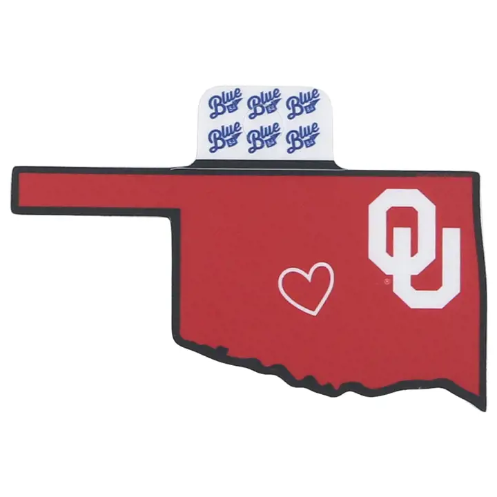Autocollant d'État des Oklahoma Sooners