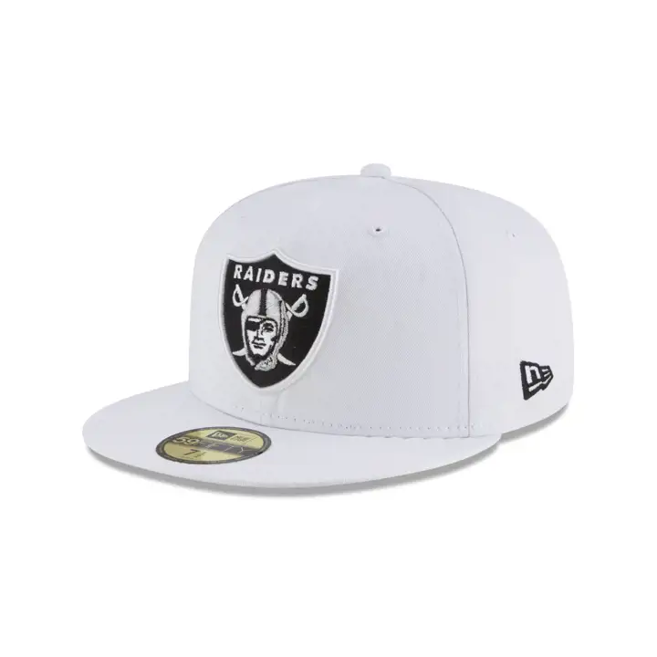 LAS VEGAS RAIDERS NFL Basic Fashion 59fifty wht