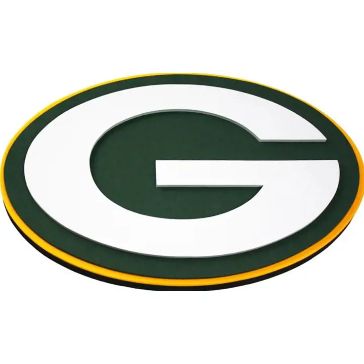 Panneau mural 3D en mousse Green Bay Packers