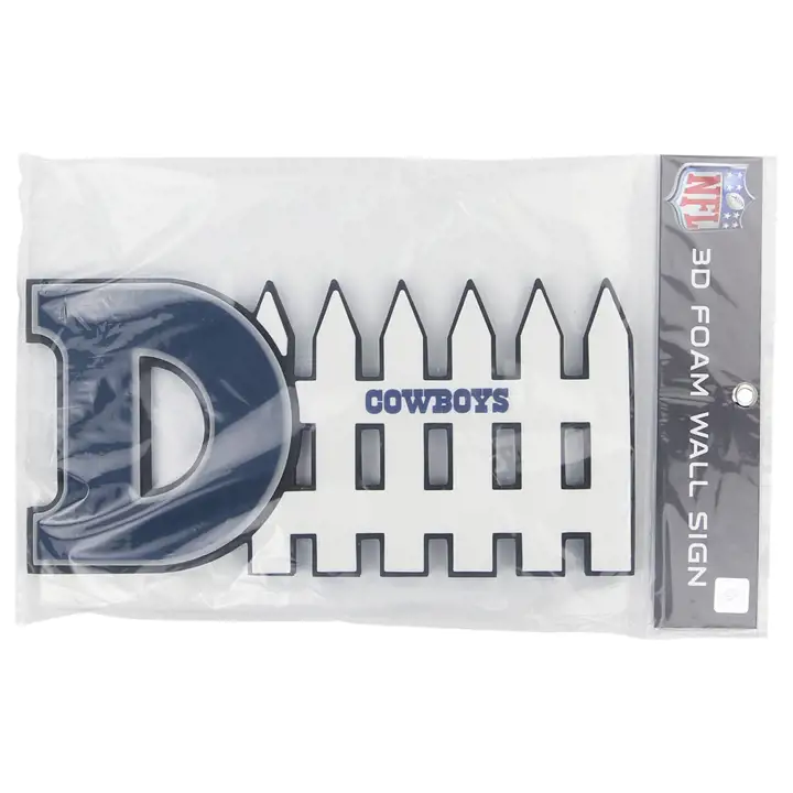 Dallas Cowboys - Panneau de défense 3D en mousse