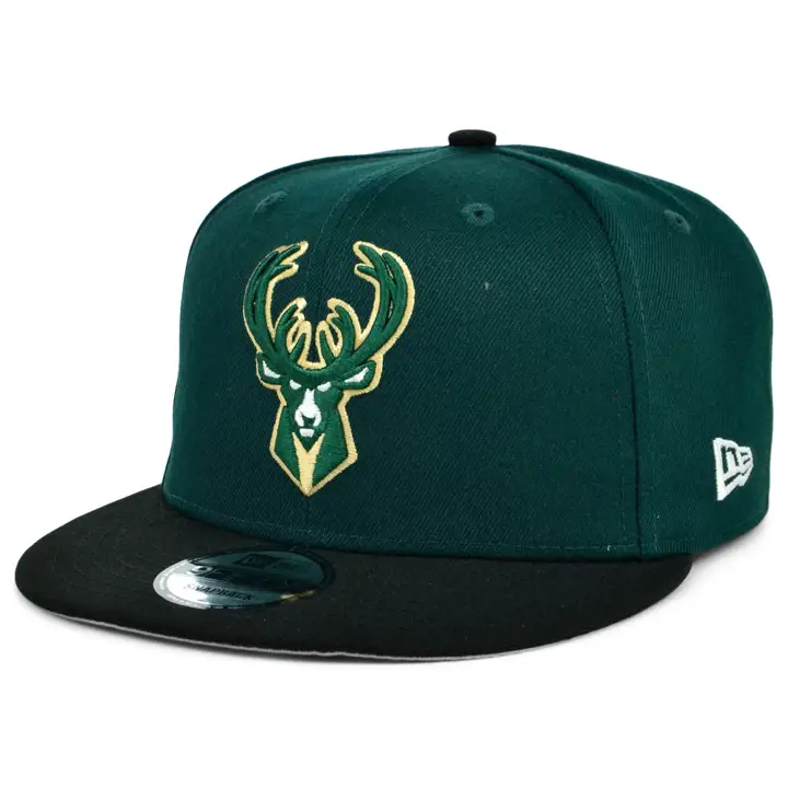 Casquette Milwaukee Bucks NBA Basic 9Fifty vert-sapin/noir/gris