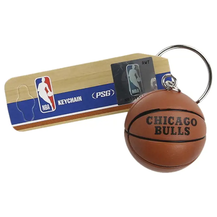 Porte-clés Chicago Bulls Basketball noir/orange