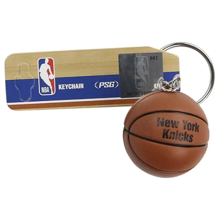 Porte-clés de basketball New York Knicks org/blk