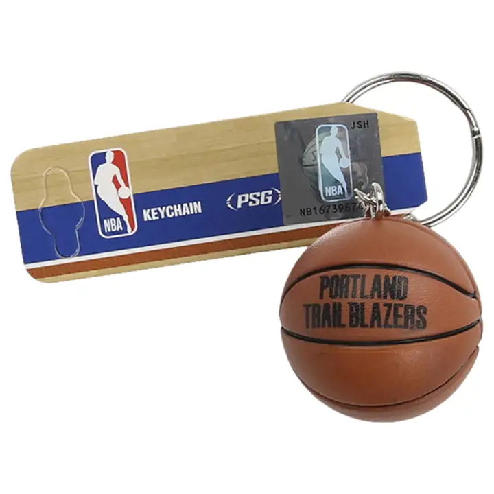 Porte-clés de basketball Portland Trail Blazers org/noir