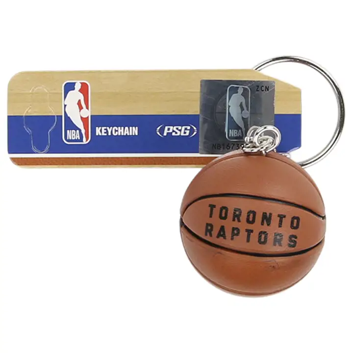 Toronto Raptors Basketball Porte-clés orange/noir