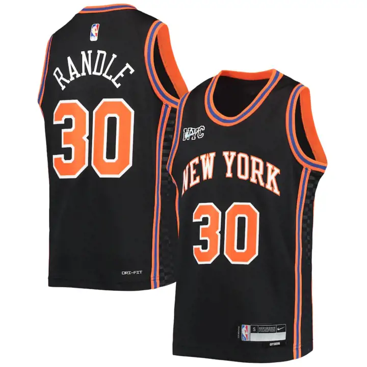 Maillot Swingman Mixtape Jeune NBA des KNICKS 21 Julius Randle BL