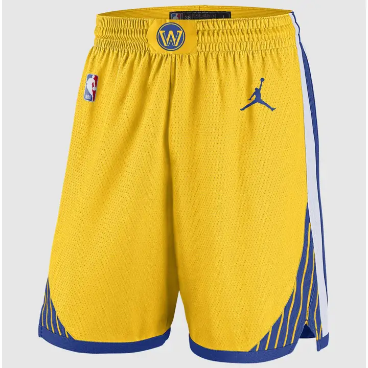 Short Statement Swingman NBA Youth Golden State Warriors jaune