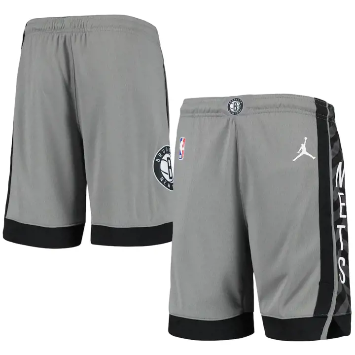 Short Brooklyn Nets NBA Replica pour tout-petit - Gris