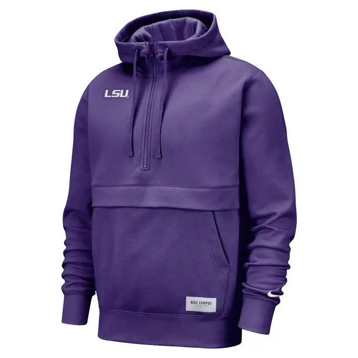 Sweat à capuche zippé LSU LS M NK CLUB HOODIE HZ COL Merch