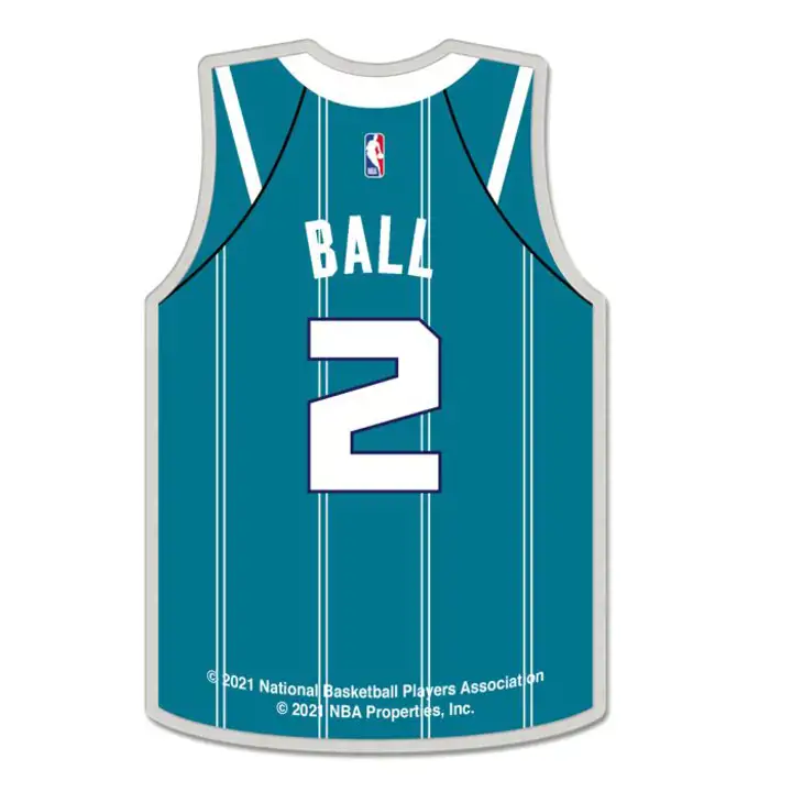 Épingle de maillot de joueur des Charlotte Hornets LaMelo Ball