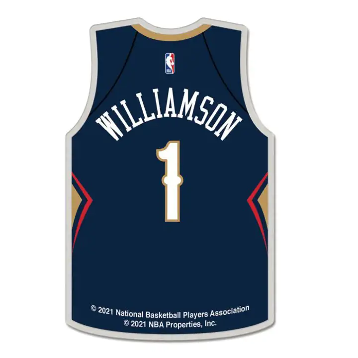 Épingle de maillot de joueur des New Orleans Pelicans Zion Williamson