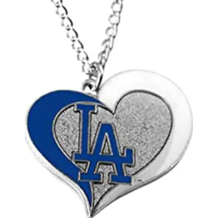 Collier Cœur Tourbillon des Dodgers de Los Angeles