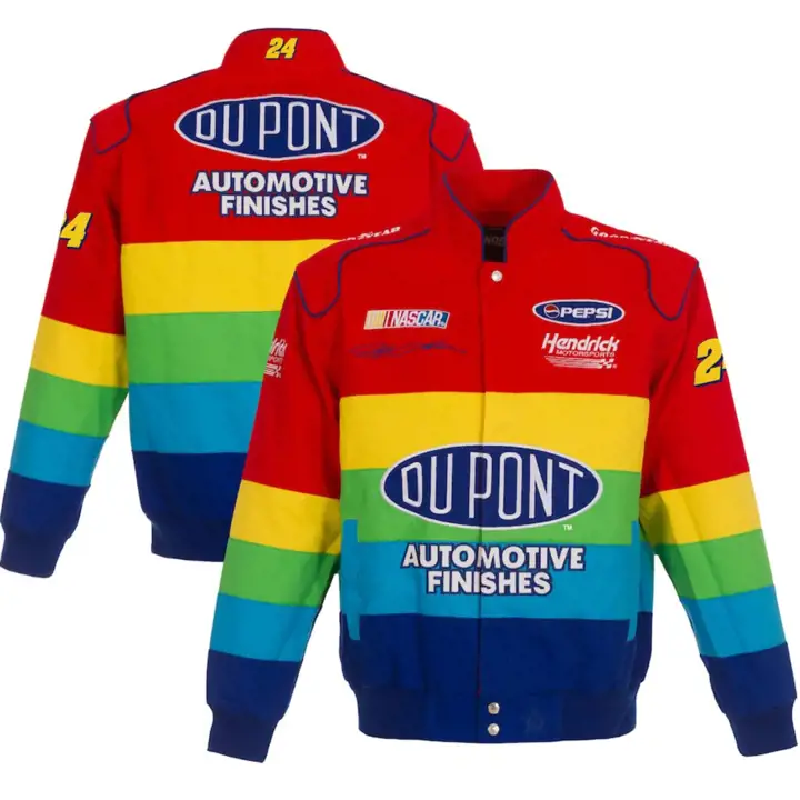 Blouson de pilote Gordon NASCAR JH Twill DuPont Rainbow