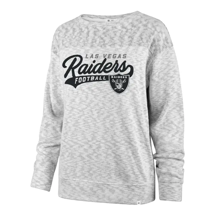 NFL Femme SPORT SCRIPT WHTE OUT CREW F 21 LAS VEGAS RAID