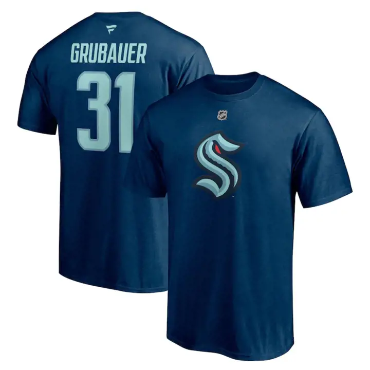 T-shirt N&N authentique NHL Seattle Kraken Philipp Grubauer