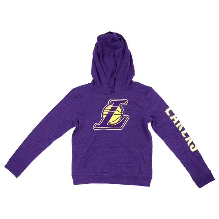 LOS ANGELES LAKERS NBA YTH SWEAT À CAPUCHE MANCHES LONGUES pur