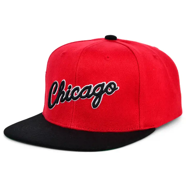 NBA MN Basic JUNIOR Casquette Snapback Chicago Bulls Rouge/noir/vert