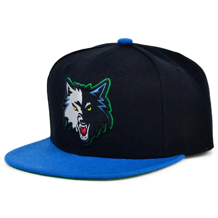 Casquette junior NBA MN Basic YTH Snapback Minnesota Tmbrws noire/bleue/verte