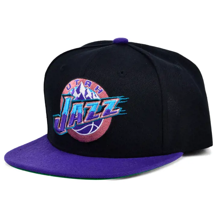 Casquette NBA MN Basic YTH Snapback Utah Jazz noir/violet/vert