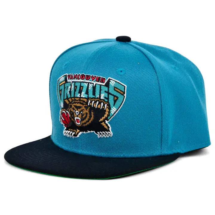 Casquette snapback NBA MN Basic YTH Vancouver Grizzlies Teal/noir/vert