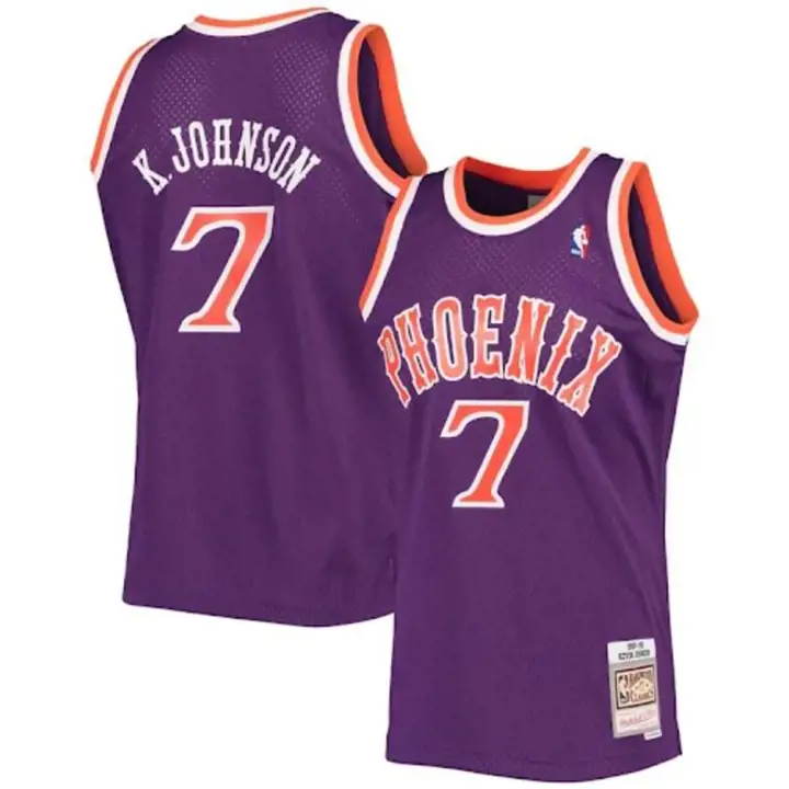 Maillot Swingman SUNS NBA M&N Kevin Johnson noir