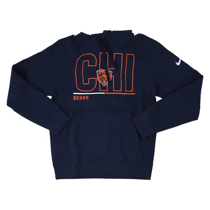 Chicago Bears NFL Code Ville Capuche 22 marine