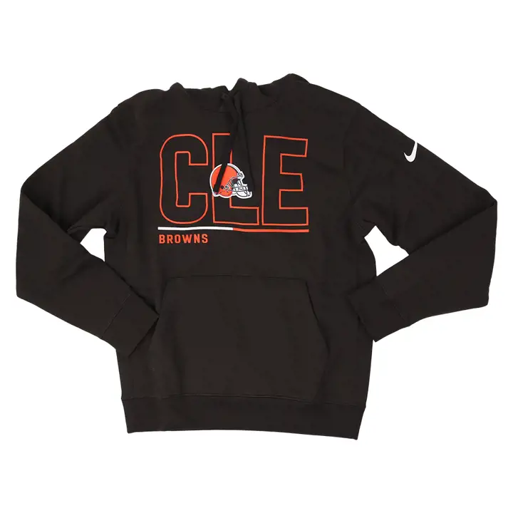 Cleveland Browns NFL Ville Code Sweat à Capuche 22 marron