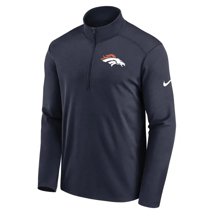 Pacer demi-zip logo NFL Denver Broncos 22 marine
