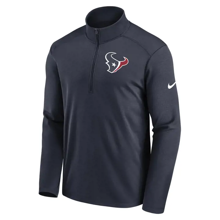 Houston Texans NFL Logo Pacer Half Zip 22 marine