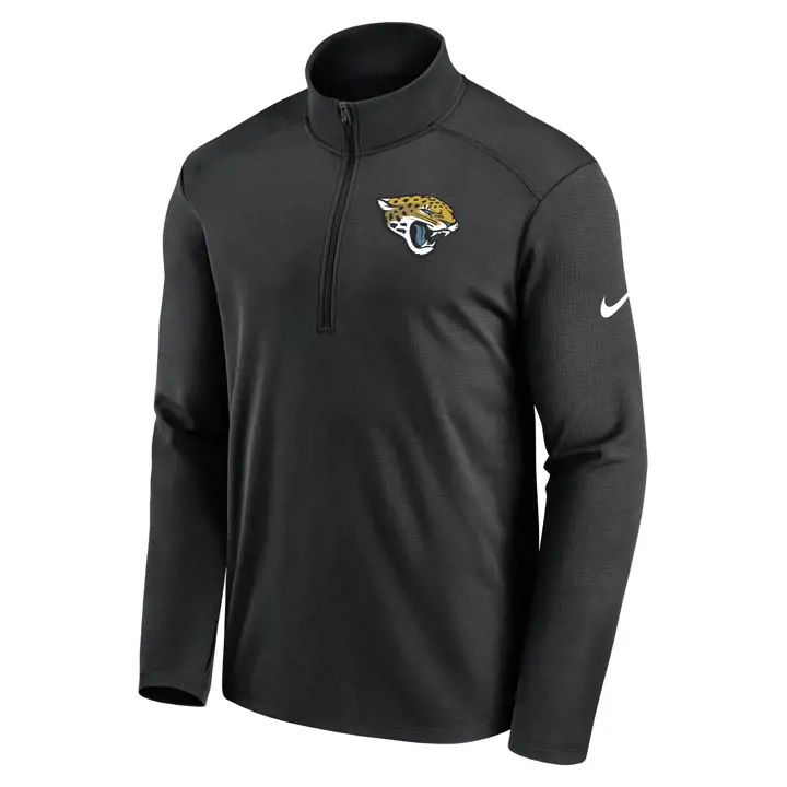 Jacksonville Jaguars NFL Logo Pacer Half Zip 22 blk