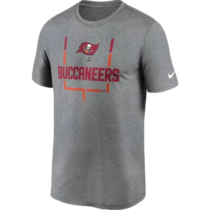 T-shirt poteaux de but NFL Tampa Bay Buccaneers 22 citron vert
