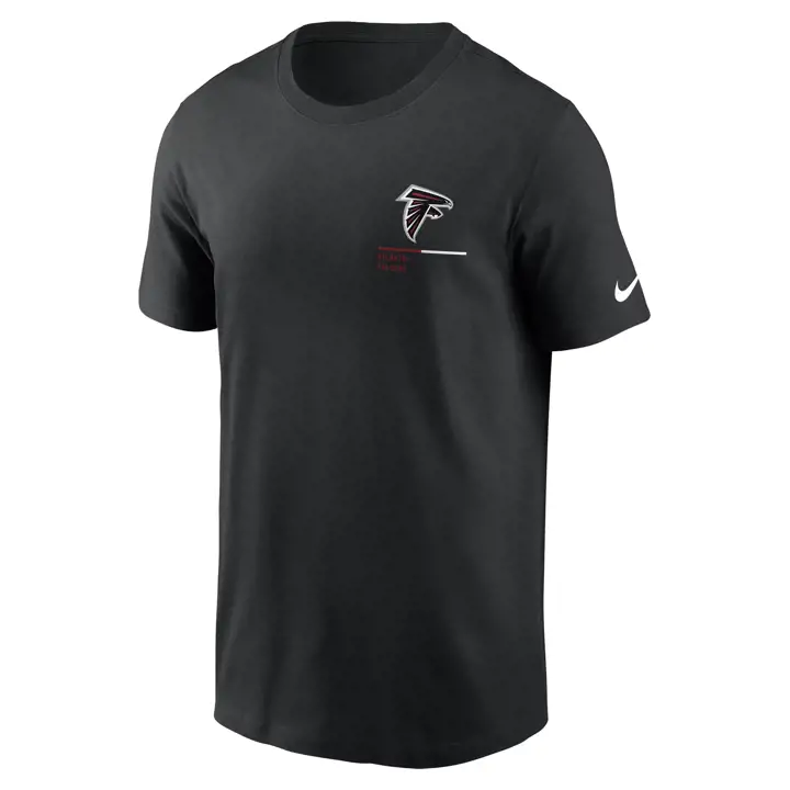 T-shirt inclinable de l'équipe NFL des Falcons d'Atlanta 22 blk