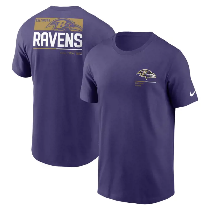 T-shirt Incline NFL Équipe Baltimore Ravens 22 noir