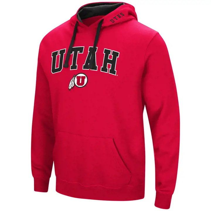 UTAH UTES 2F NCAA Arch & Logo Hoodie rouge
