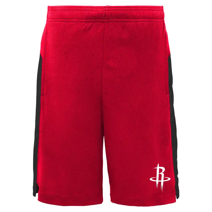ROCKETS NBA Short de jeunesse Grand Rouge