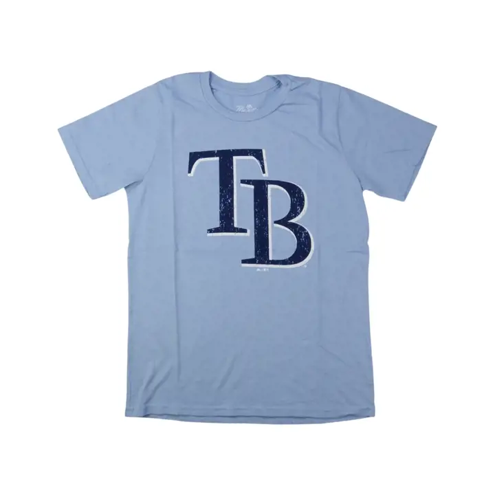 T-shirt Tri-Blend chiné MLB Threads Tampa Bay Rays