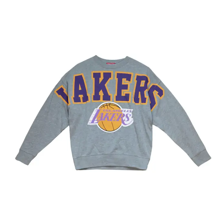 Polaire femme à logo Los Angeles Lakers gris