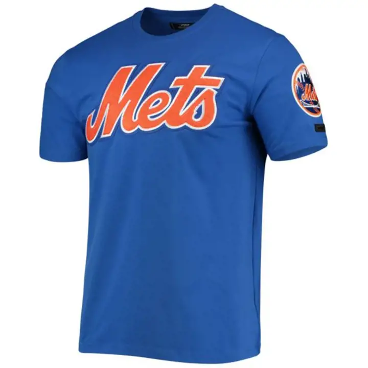 T-shirt d'équipe professionnel MLB des Mets de New York rbl