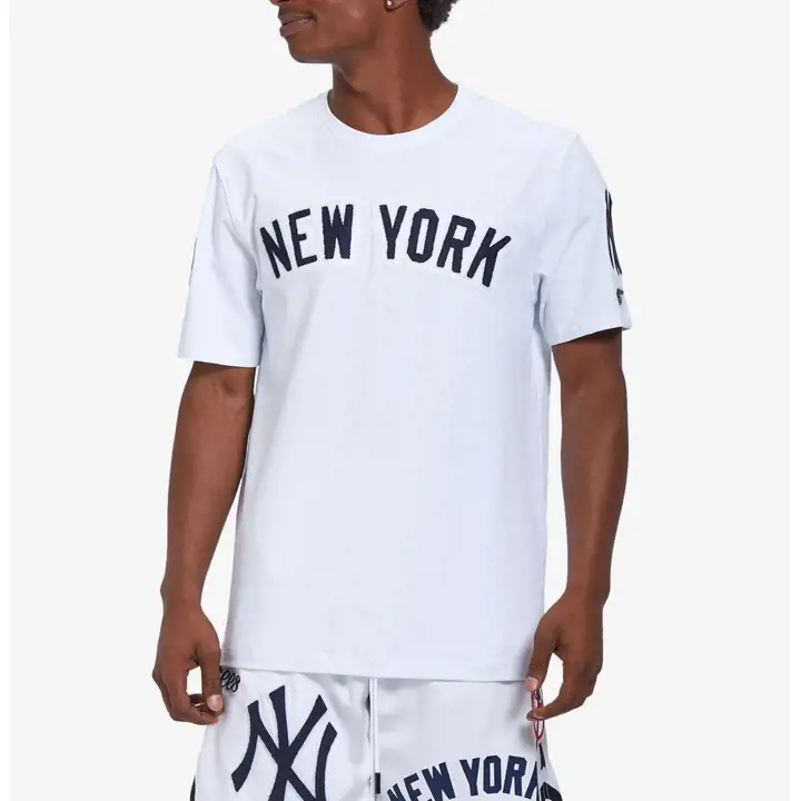 T-shirt d'équipe professionnel MLB New York Yankees blc