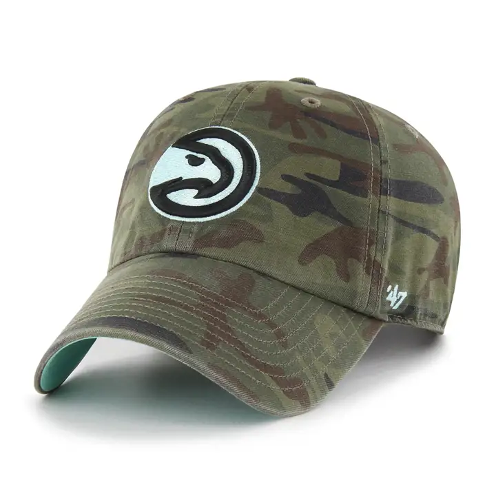 ATLANTA HAWKS NBA '47 Regiment Pop Clean Up camouflage/turquoise