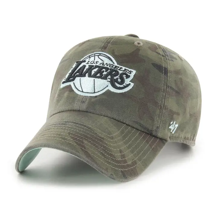 LOS ANGELES LAKERS NBA Casquette '47 Regiment Pop Clean Up camo/turq