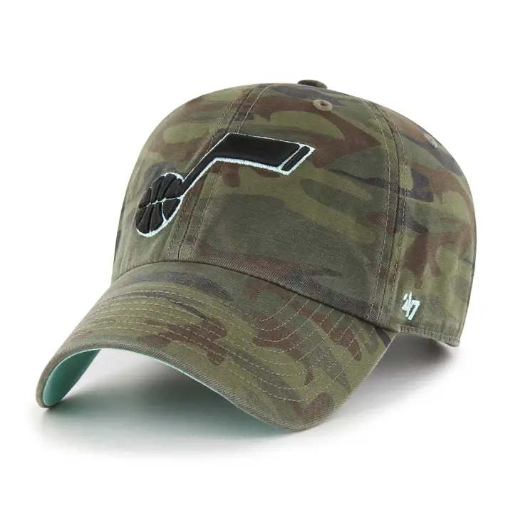 UTAH JAZZ NBA « 47 Regiment Pop Clean Up » camo/turquoise