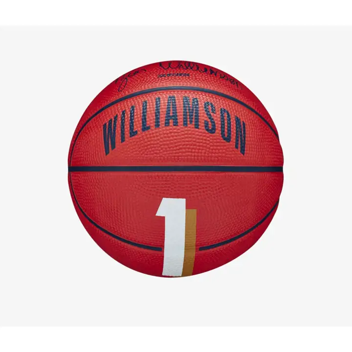 Mini-ballon de basket icône du joueur des Pelicans (NBA) – Zion Williamson – AUCUN