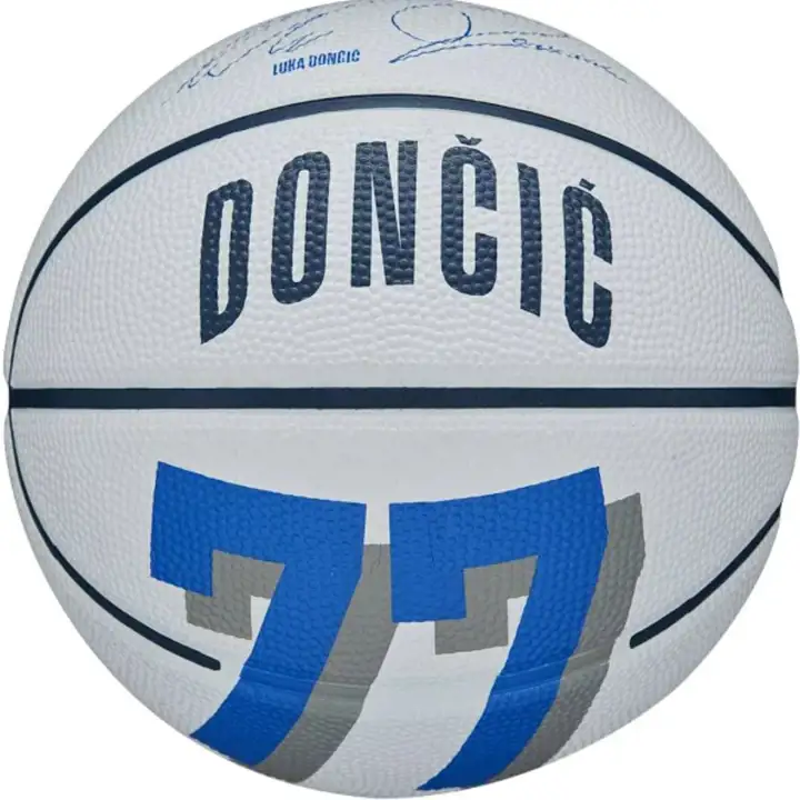 Mini ballon de basket NBA Player Icon Dallas Mavericks blanc