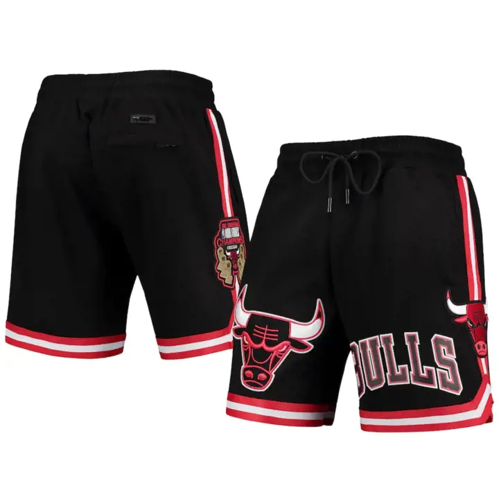 Shorts NBA mode Chicago Bulls noir